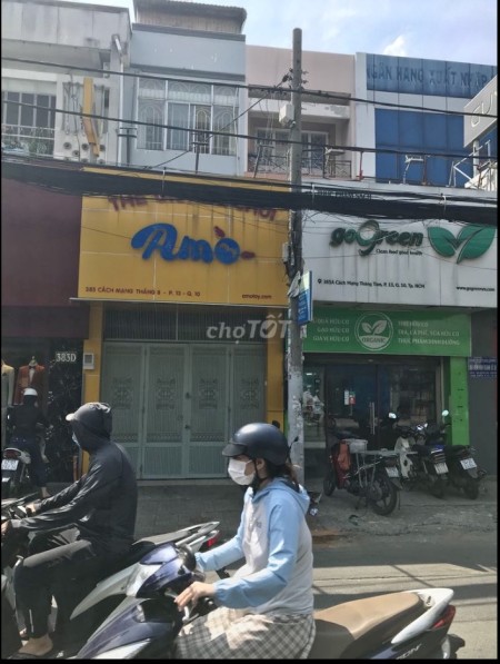 Cho thuê nhà mặt tiền 3 lầu Cách Mạng Tháng 8 Quận 10 tiện kinh doanh mọi ngành