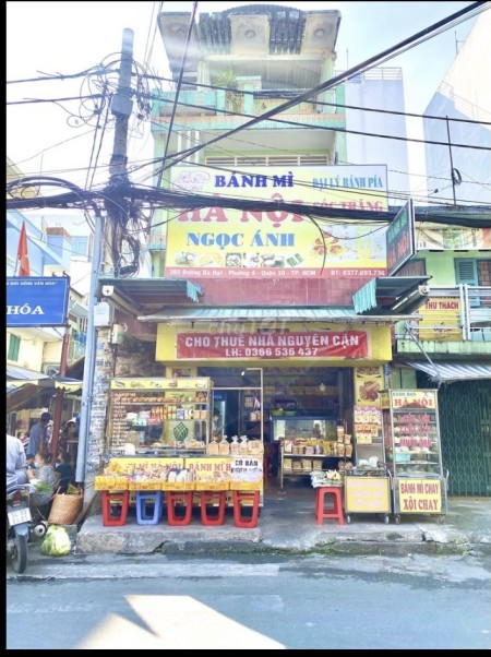 Chính chủ cho thuê nhà nguyên căn mặt tiền 385 Bà Hạt P4 Quận 10 giá 40 triệu/tháng