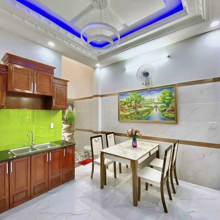 Nhà mới Full nội thất 4PN 5WC chỉ 11 triệu/tháng, diện tích (4x12) P14 Quận Gò Vấp