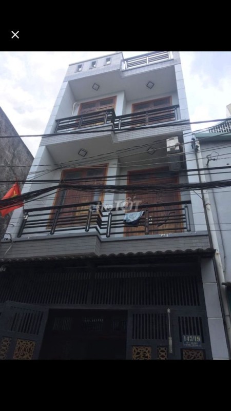 Cần cho thuê nhà rộng 144m2, 3 tầng đúc, giá 7.5 triệu/tháng, hẻm Lê Văn Khương, Quận 12