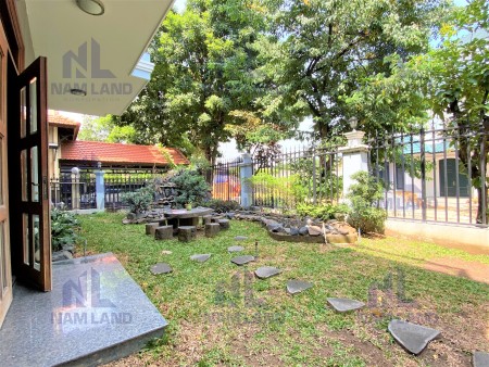 Villa gần đường Trần Não, 10x25 nhà đẹp, 4 phòng ngủ, sân vườn, đường xe hơi