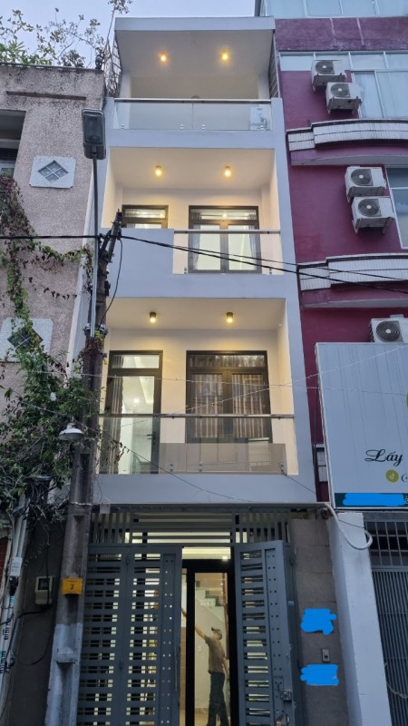 Nhà mới 1 xẹt HXH 8m 3 lầu Hòa Hảo Q10, 3pn 20tr