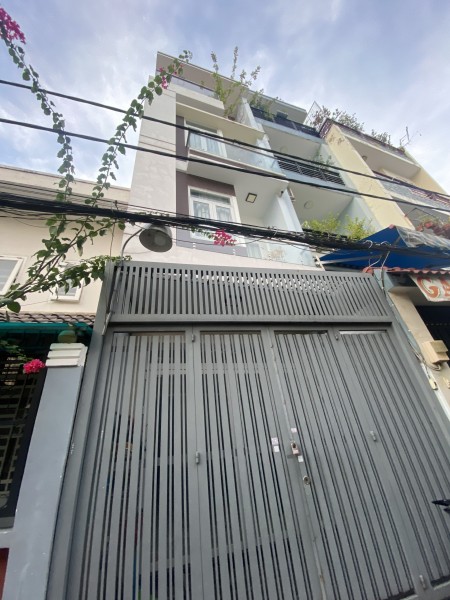 Nhà HXH Nơ Trang Long, trệt lửng, 3L, 4P - 22tr