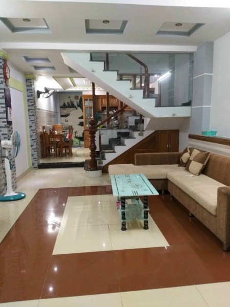 Cho thuê nhà mới đẹp hẻm xe hơi thông 1/ Lê Đức Thọ P13 sẵn nội thất