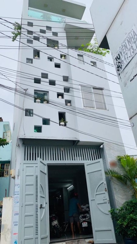 Cho thuê nhà HXT 3 mặt hẻm, 4T, quận Tân Phú dt 53m2 chỉ 17 triệu