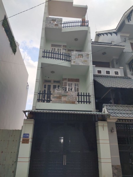 Cô cần cho thuê nhà hẻm vào rộng 10m ở phường 14 Q. Gò Vấp - 1 trệt 3 lầu