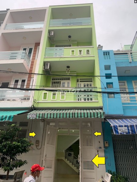 Nhà KDC Bình Phú 5PN - 4 tầng cho thuê giá 15 triệu/tháng