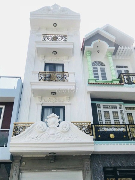 Nhà nguyên căn hẻm Kỳ Đồng Q3 giá 25tr/th, 6PN - 5WC, 1 trệt 3 lầu như hình