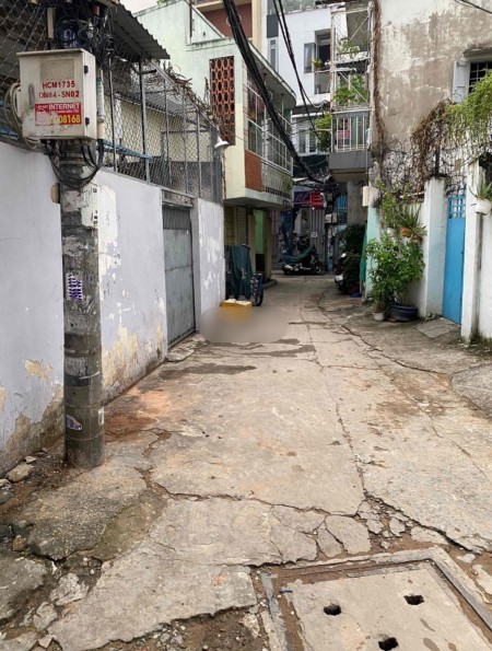 12tr/th nhà thuê 80m2, 2PN, có nt, hẻm ba gác, tại Vạn Kiếp, BT