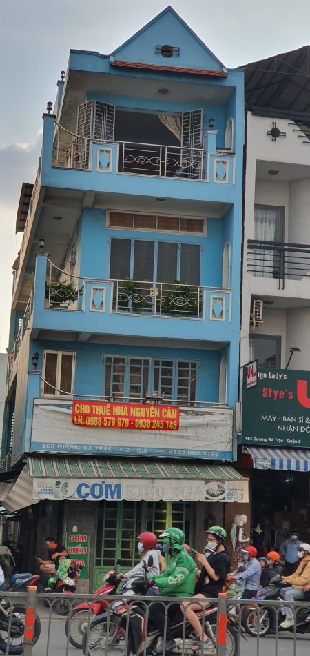 Diệu trống căn nhà 2MT Dương Bá Trạc, 4x12m, 4 tầng cho thuê 50tr/th, 200m2, 5 phòng ngủ, 3 toilet