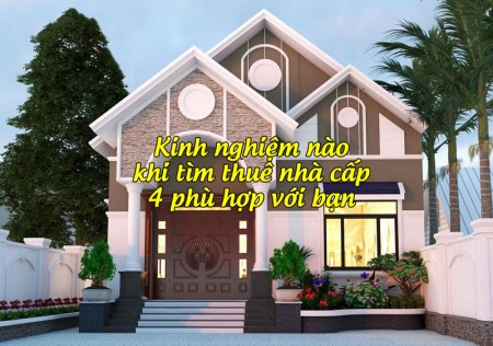 Kinh nghiệm nào khi tìm thuê nhà cấp 4 phù hợp với bạn