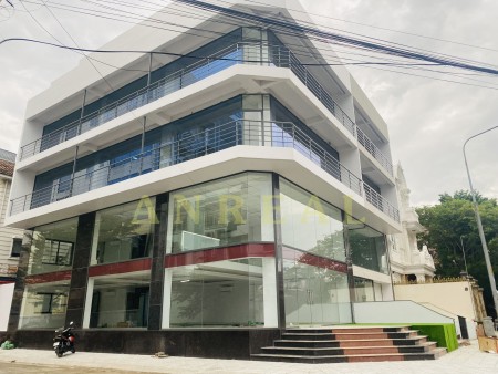 Cho thuê nguyên tòa nhà mới xây - góc 3 MT - giá 172tr/th - DTSD 750m2