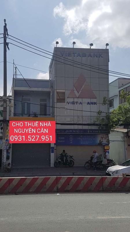 Cho thuê nhà Nguyên căn mặt tiền Huỳnh Tấn Phát, P.Phú Thuận Quận 7 TP HCMDT: 4x17, 1 trệt, 1 lầu.