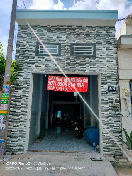 Nhà mới 104m2, 2pn, cho thuê mặt tiền đường Nguyễn Thị Thơi giá 11tr/th