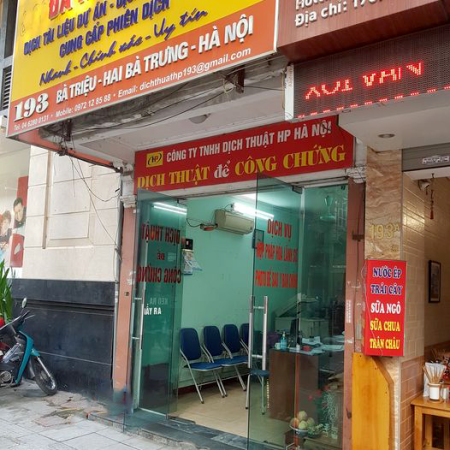 Cho thuê nhà mặt tiền Bà Triệu(cạnh VincomBàTriệu)