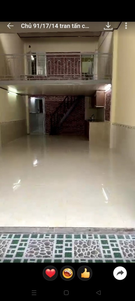 Nhà cho Thuê Trần Tấn Tân Phú diện tích sử dụng 56m2 chỉ 8 triệu còn Tl