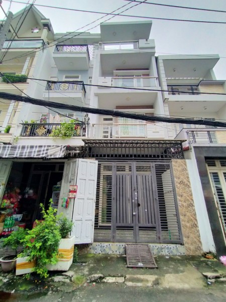 Nhà mt gần Lũy Bán Bích cho thuê 16tr/th - 1 trệt 2 lầu có sân thượng