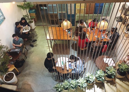 MT Lê Văn Thọ 5x25 hợp 1 trệt 2 lầu trống suốt