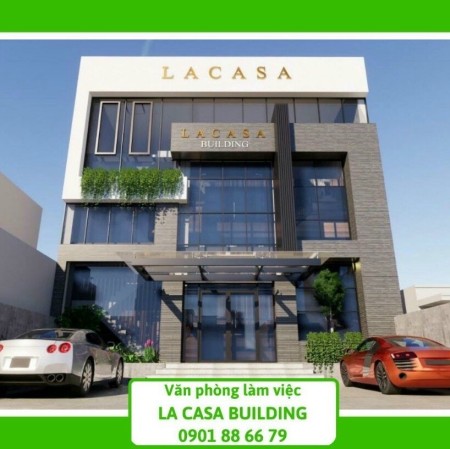 LACASA BUILDING cho thuê nguyên tòa nhà 800m2 gồm 3 lầu 1 sân thượng, 800m2, ,