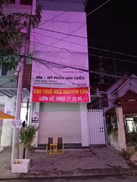 Nhà nguyên căn mặt tiền Lê Thị Chợ 1T2L giá tốt, khu an ninh