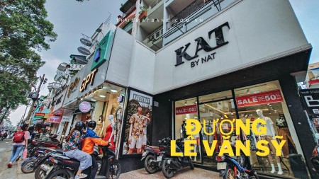 Cho thuê Nhà mặt tiền Lê Văn Sỹ, Q.Phú Nhuận DT 6x22m 4 tầng chỉ 90 triệu