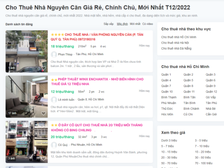 Đăng tin cho thuê nhà nguyên căn có cần theo “trend” hay không?