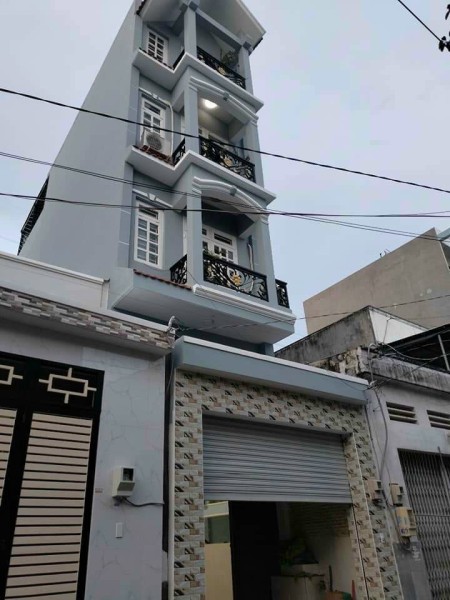 Cho thuê nhà nguyên căn 4mx25 m 1 trệt 2 lầu 5 phong 6 tolet, phường Thới An, giá chỉ 8 triệu đồng