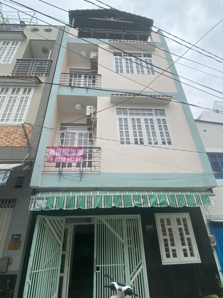 Cho thuê nhà nguyên căn Quận 4, khu Tân Vĩnh, 2 lầu, sân thượng