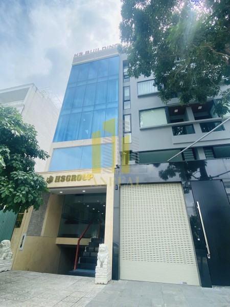 Tòa nhà hầm 4 lầu thang máy, sàn trống - Thiết kế văn phòng, 360m2, ,