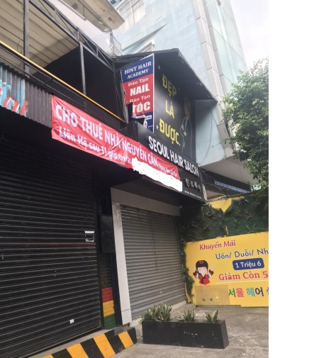 Cho thuê nhà mặt tiền Trần Quốc Toản, Q. 3