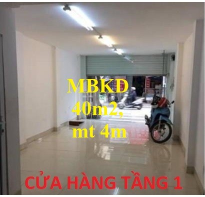 Cho thuê nhà mặt bằng kinh doanh 40m2, MT 4m, phố Thụy Khuê giá tốt (vị trí ngã 3 đường giao)