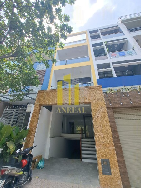 Cho thuê nhà sàn trống hầm 4 lầu, có thang máy khu đt An Phú