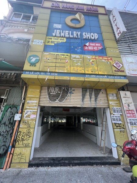 Cho thuê nguyên căn MT Lê Lợi, 3 tầng, hợp làm Showroom, Văn phòng