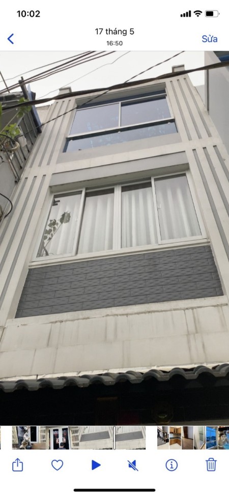 Cho thuê nhà nguyên căn Bến Vân Đồn kv phường 2, quận 4, 27m2, 3 phòng ngủ, 3 toilet