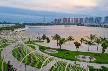 Cho thuê biệt thự Đơn Lập full nội thất view biển tại Vinhomes Ocean Park, 280m2, 4 phòng ngủ, 4 toilet