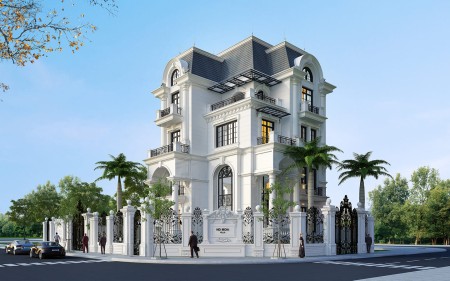 Cho thuê biệt thự làm nhà ở hoặc văn phòng, Mỹ Đình 1, 200M-4T, có sân, vỉa hè