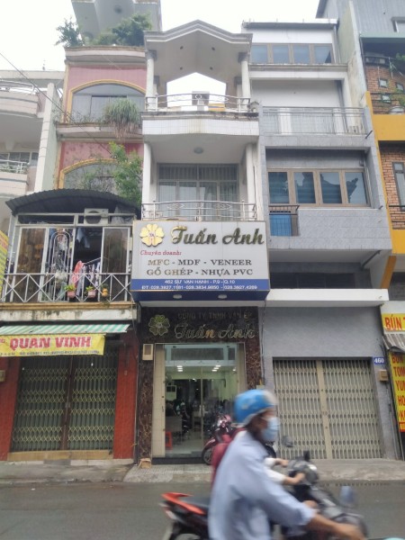 Cho thuê Nhà 2MT Sư Vạn Hạnh quận 10 DT 3.5x20 nở hậu 7m giá 40tr/th 8pn