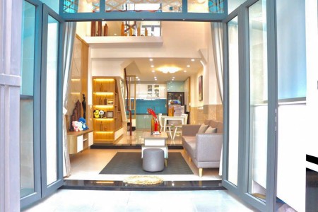 Cho thuê nhà 1/ Quang Trung P8 - Hẻm 7m Full nội thất