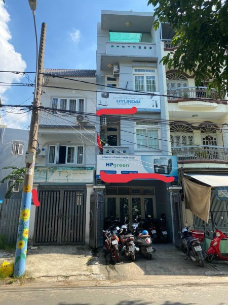 Cho thuê nhà 1 trệt 2 lầu sân thượng 4pn 5wc phù hợp làm văn phòng..., 68m2, 4 phòng ngủ, 5 toilet