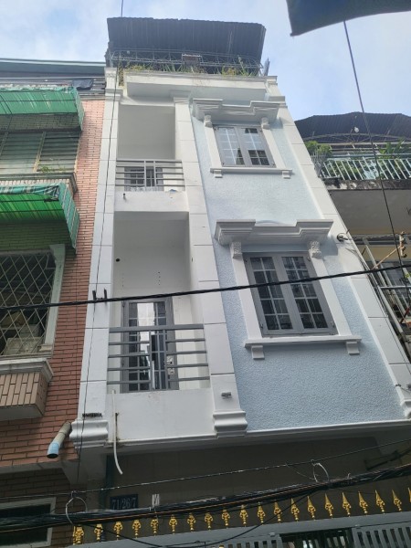 cho thuê nhà hẻm xe hơi đất thánh - 5x10m - 3 Lầu 3 máy lạnh - giá thuê 18tr