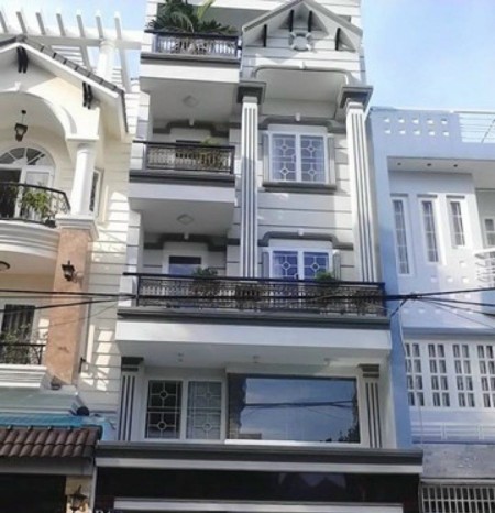 Cho thuê mặt tiền Đỗ Bí. Diện tích 5.3 x20m. 3 lầu. 5Pn 4 wc. Giá 25 triệu thương lượng