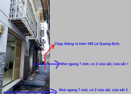 Cho thuê nhà nguyên căn, 3 phòng ngủ quận Bình Thạnh giá rẻ
