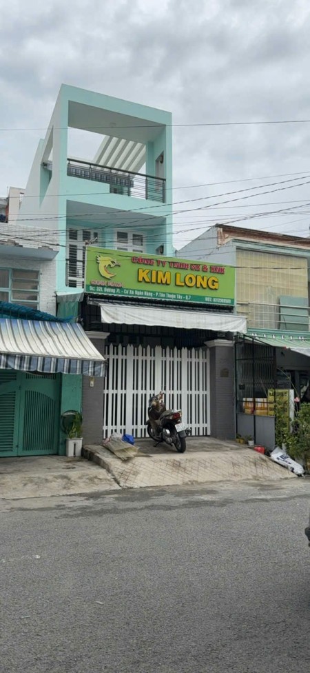 Cho thuê nhà đường 7L Khu Cư Xá Ngân Hàng, Quận 7 dt 4x23m, 2 lầu, 4PN