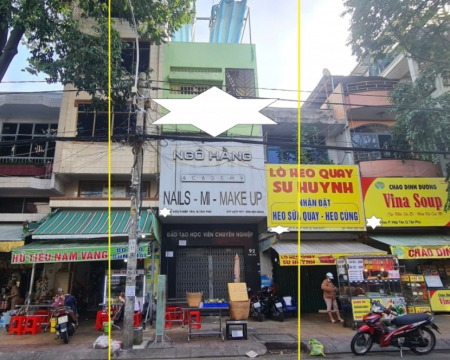 Cho thuê nhà Mặt Tiền CHỢ HIỆP TÂN 64m² , 2 Lầu + ST