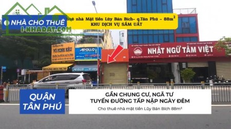 Cho thuê nhà mặt tiền Lũy Bán Bích 88m² - KHU DỊCH VỤ SẦM UẤT
