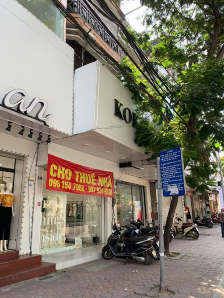 Chính chủ cho thuê nhà mặt phố Cầu Giấy – vị trí đắc địa, kinh doanh sầm uất