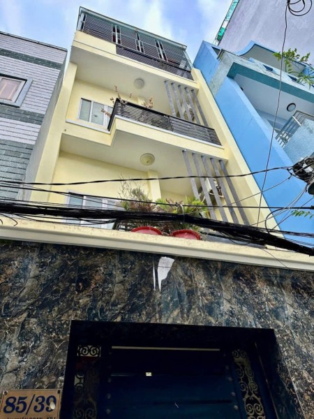 Cho thuê nhà nguyên căn 1 trệt 3 lầu, Nguyễn Thị Xíu – ngay chân cầu Tân Thuận 2