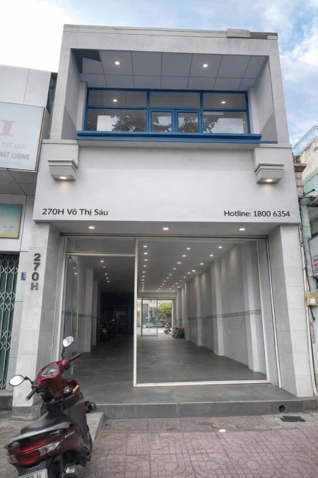 Cho thuê nhà mặt tiền Võ Thị Sáu Q3 trệt + lầu, con đường sẫm uất, tiện kinh doanh