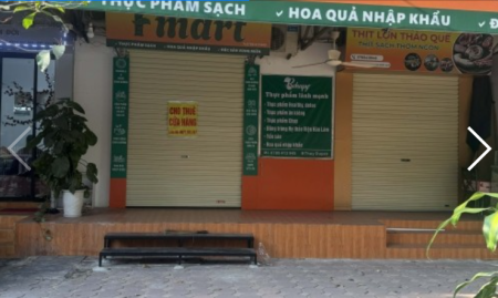 CHO THUÊ MẶT BẰNG KINH DOANH CÓ GÁC XÉP TẠI KIOT NƠ 5 BÁN ĐẢO LINH ĐÀM , HÀ NỘI