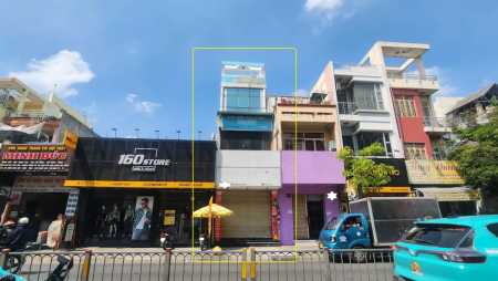 Cho thuê nhà Mặt Tiền Hòa Bình q.Tân Phú, 68m²,4TẦNG, 20Triệu